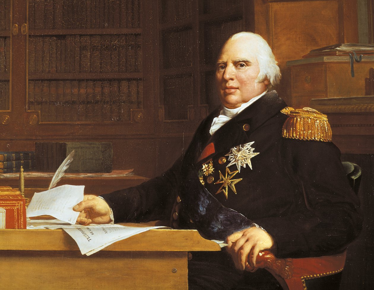 Portret van Lodewijk XVIII van Frankrijk door Baron François Pascal Simon Gérard