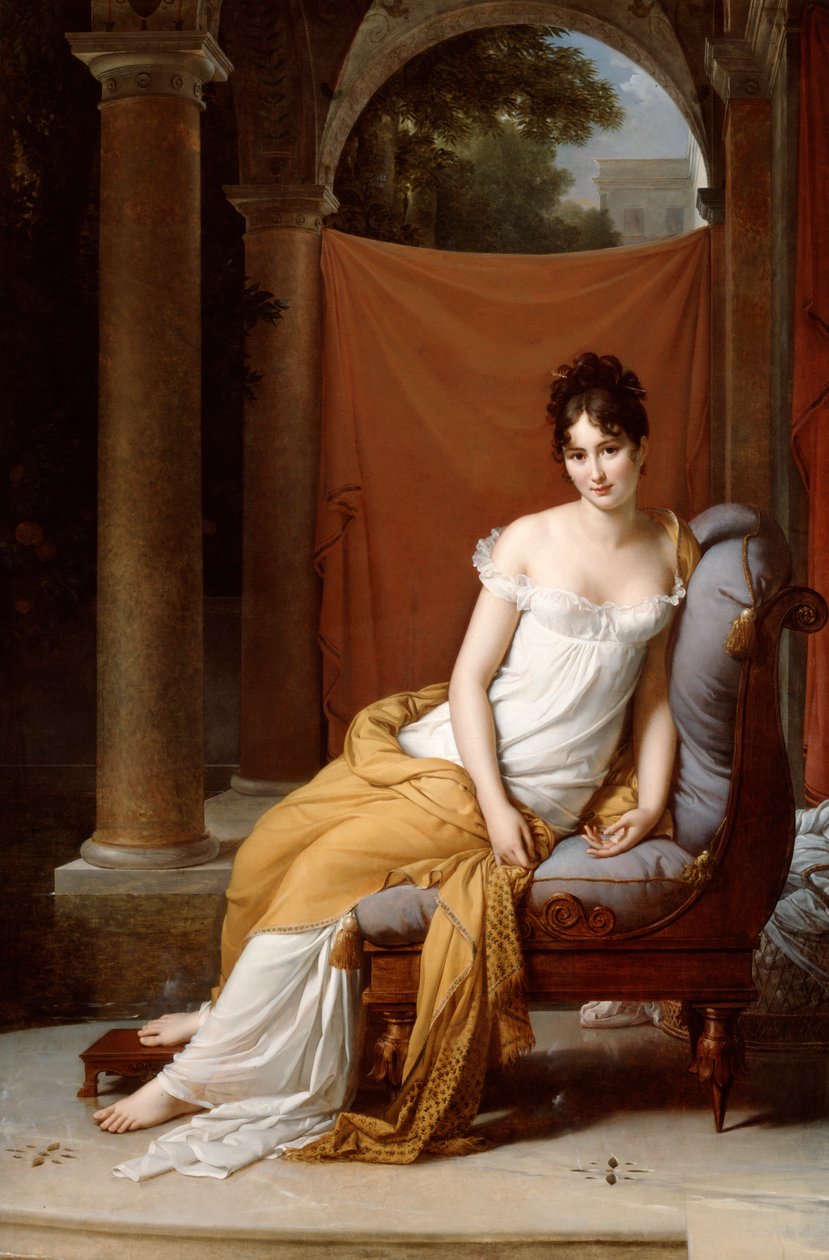 Portret van Juliette Recamier, 1805 door Francois Pascal Simon Gerard