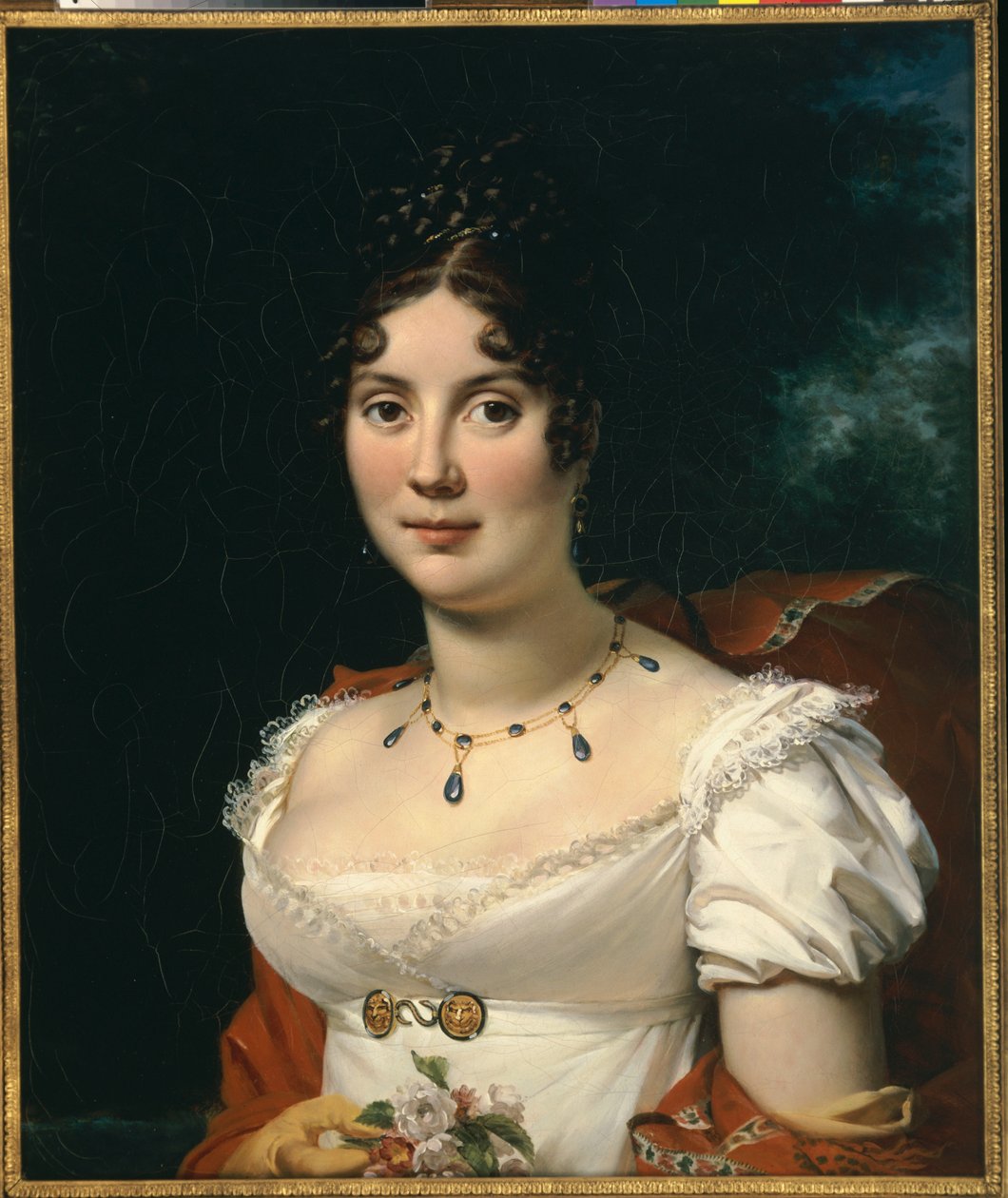 Portret van een dame door Francois Pascal Simon Gerard