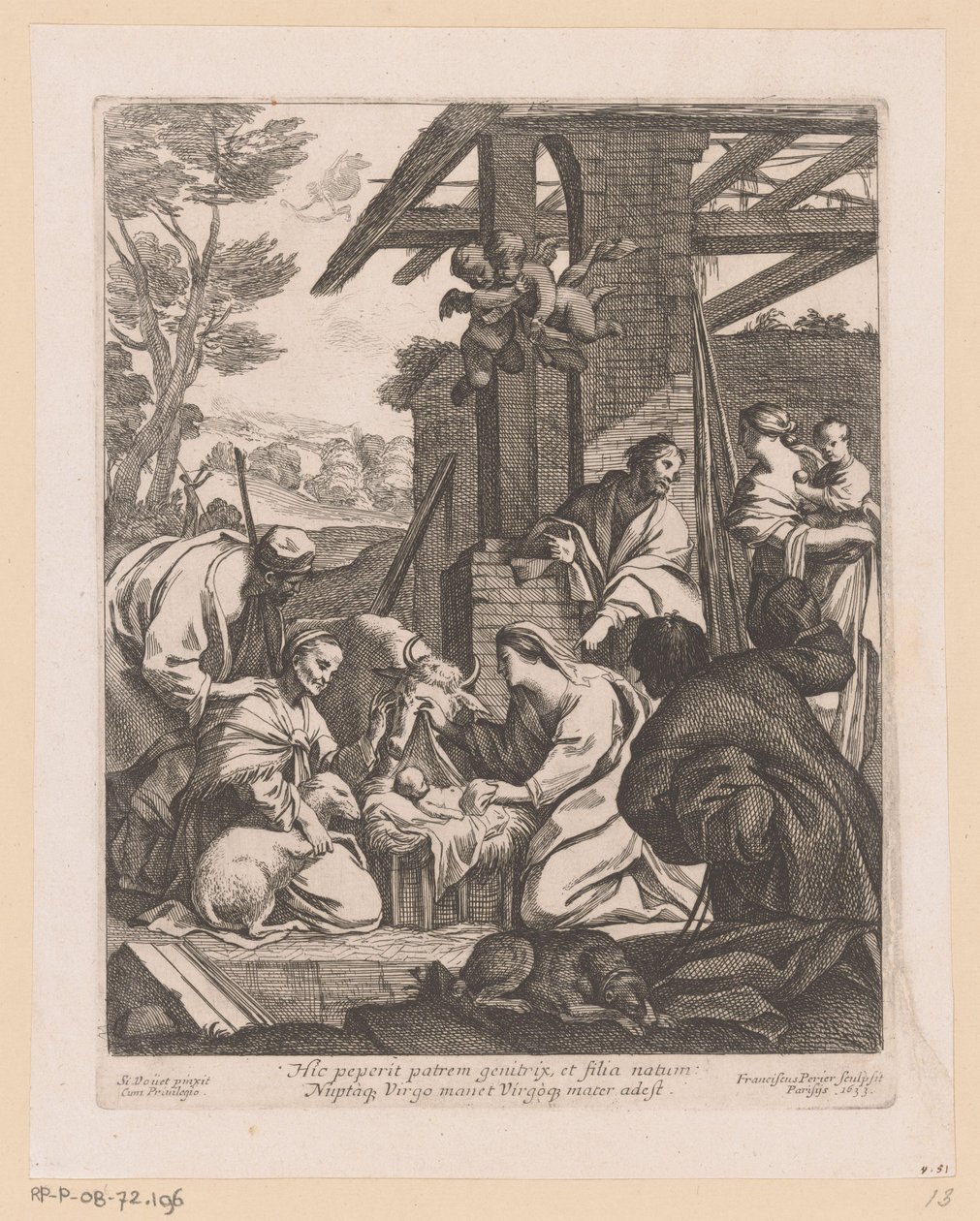 Geboorte van Christus door Francois Perrier