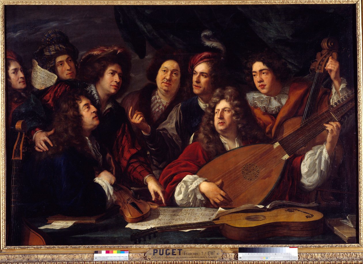Bijeenkomst van muzikanten door Francois Puget