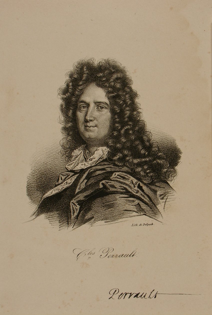 Portret van Charles Perrault (1628-1703) door Francois Seraphin Delpech