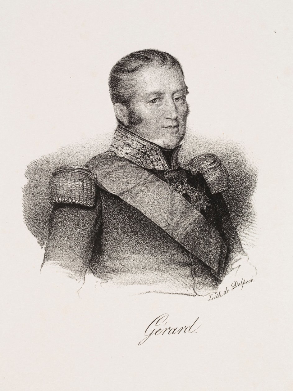 Portret van Étienne Maurice Gérard door Francois Seraphin Delpech