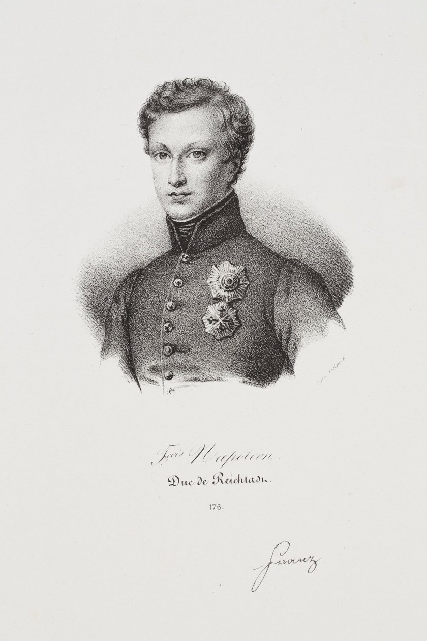 Portret van Napoleon II door Francois Seraphin Delpech