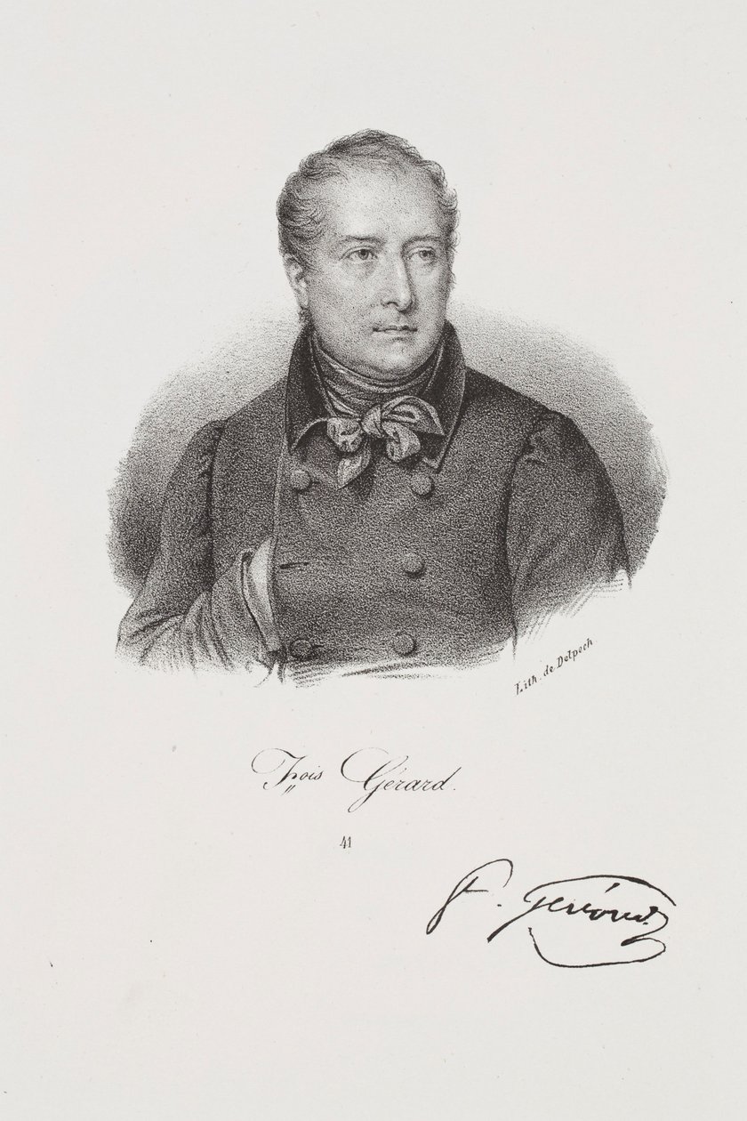 Portret van de schilder François Gérard door Francois Seraphin Delpech