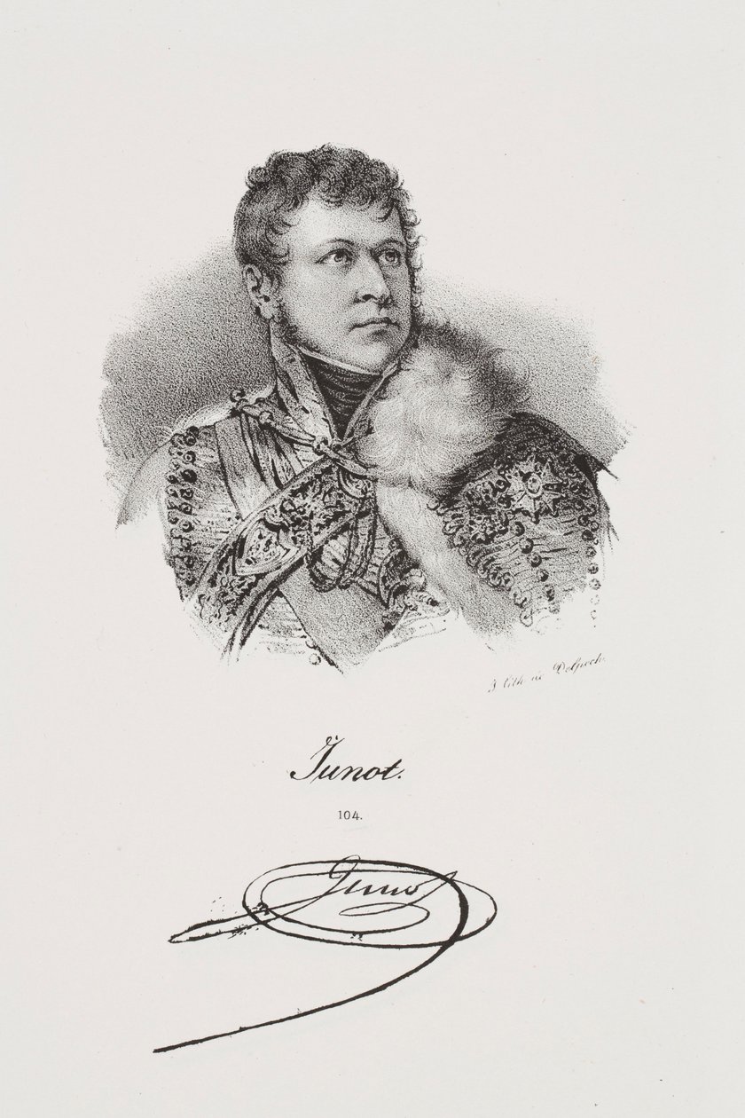 Portret van generaal Jean-Andoche Junot door Francois Seraphin Delpech