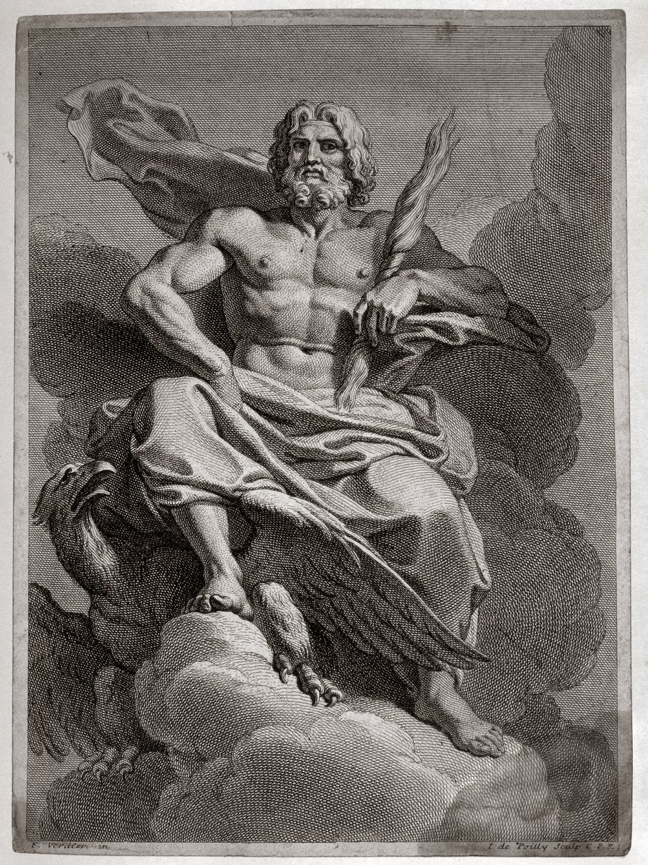 Jupiter (Zeus), door Francois Verdier (1651 - 1730) door Francois Verdier