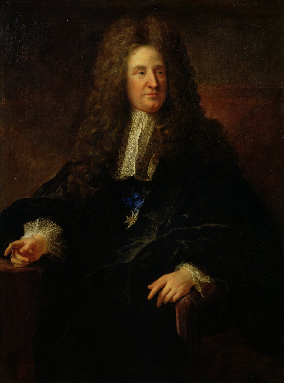 Portret van Jules Hardouin Mansart (1646-1708) door Jean François de Troy