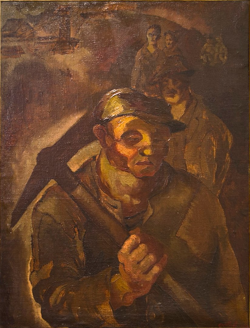 Leski rudarji door Franjo Golob