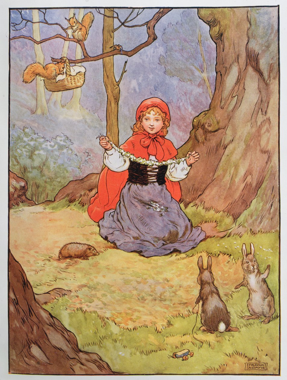 Roodkapje, illustratie uit 