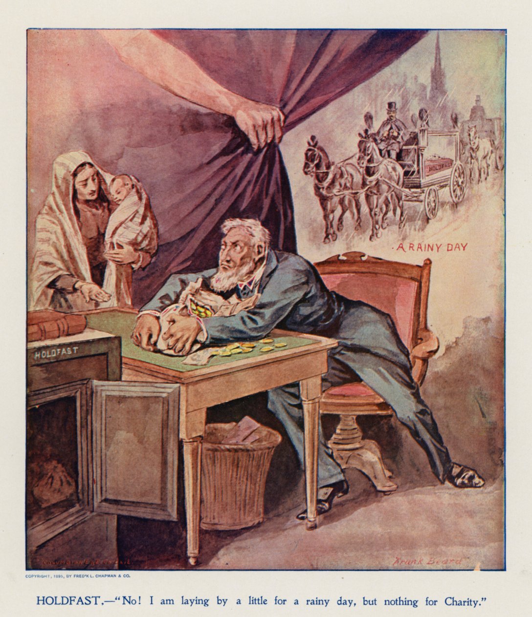 Holdfast (kleurenlitho) door Frank Beard