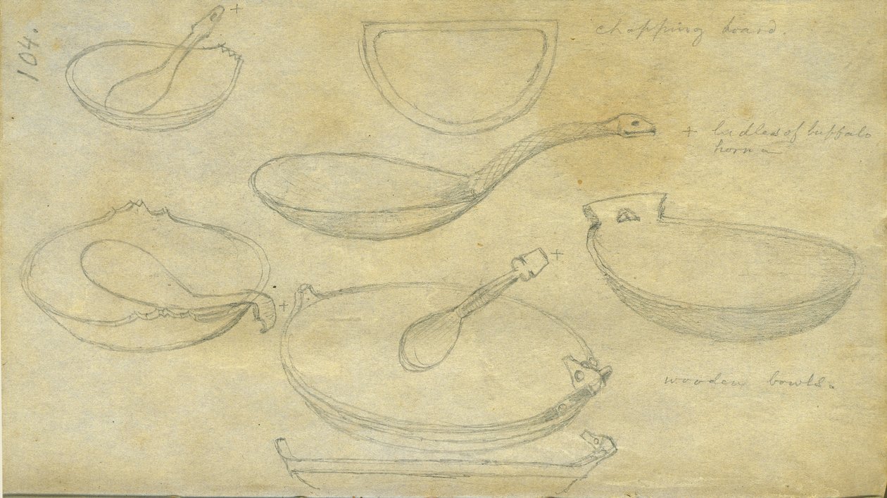 Keukengerei, 1851 door Frank Blackwell Mayer