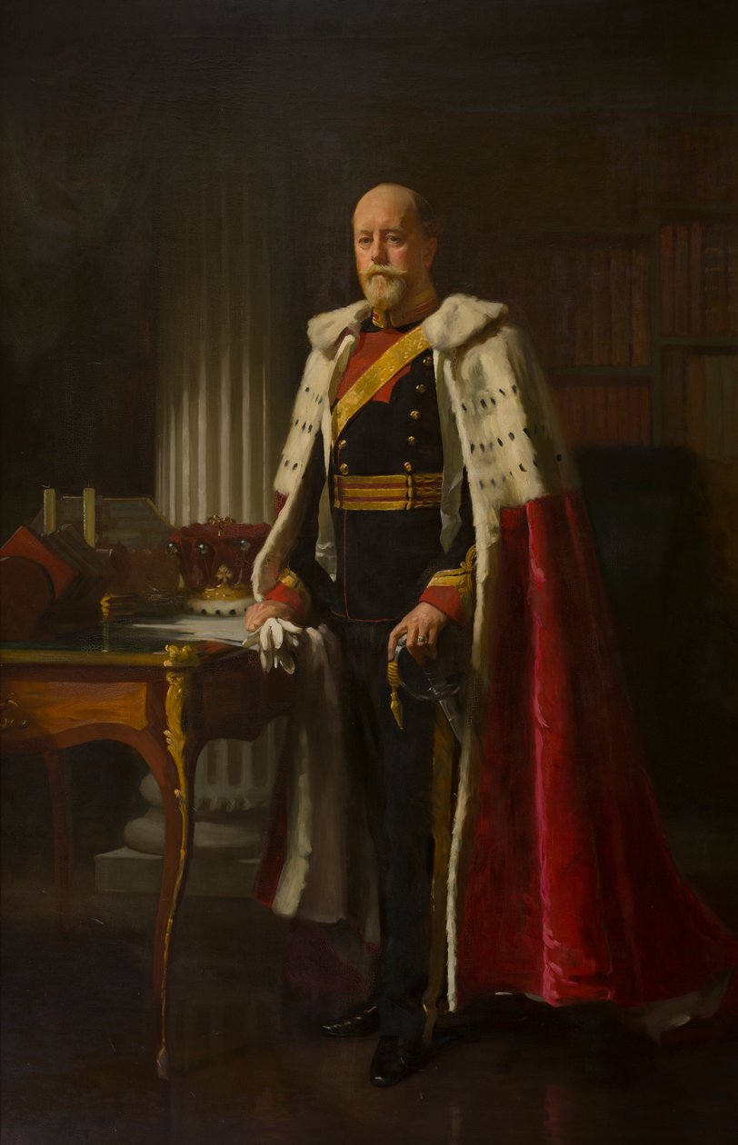 Portret van George Cecil Orlando, 4e Graaf van Bradford door Frank Brooks