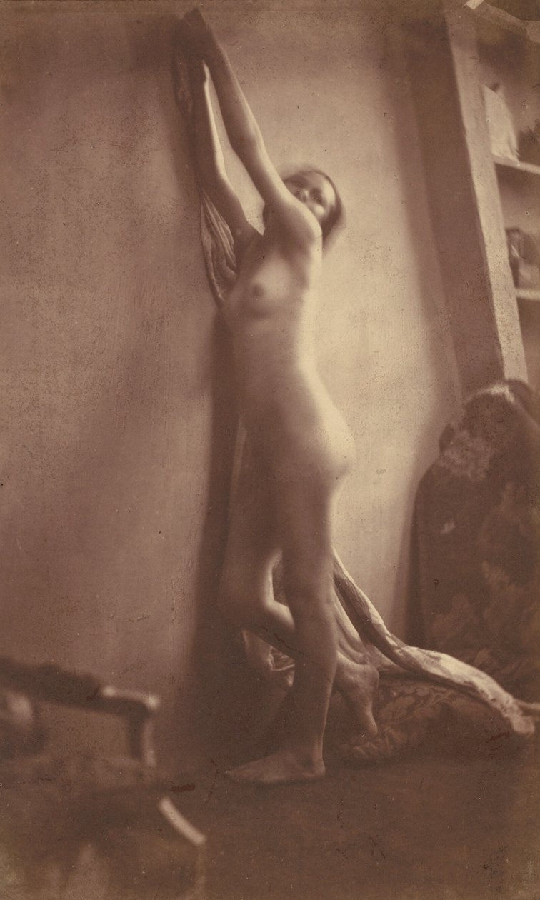 Naakt, ca. 1856 door Frank Chauvassaigne