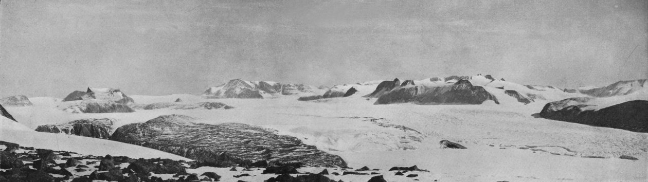Panorama vanaf Discovery Bluff, c1911, 1913 door Frank Debenham