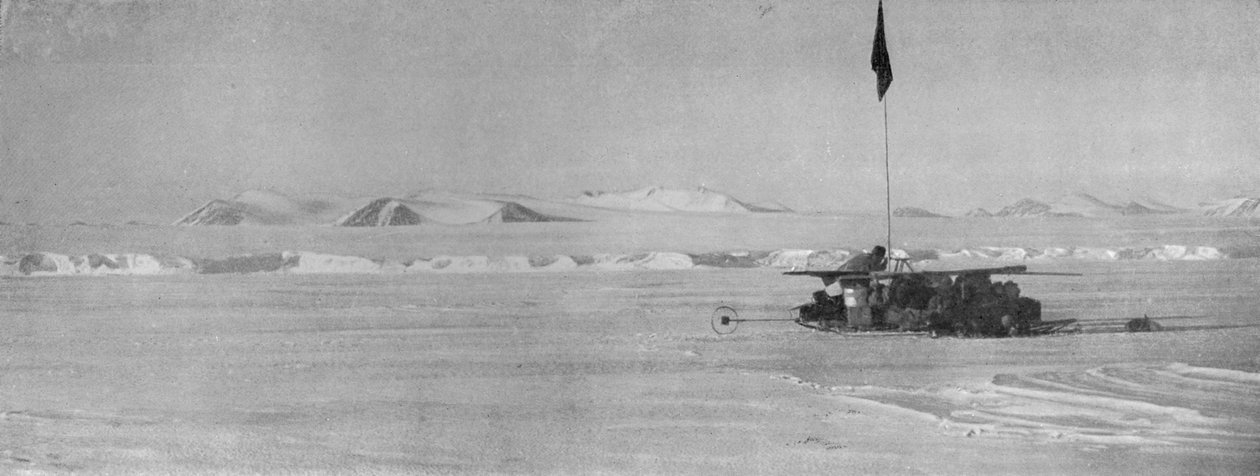 De Wilson Piedmont-gletsjer, met de doorlopende ijsrotsen, c1911, 1913 door Frank Debenham