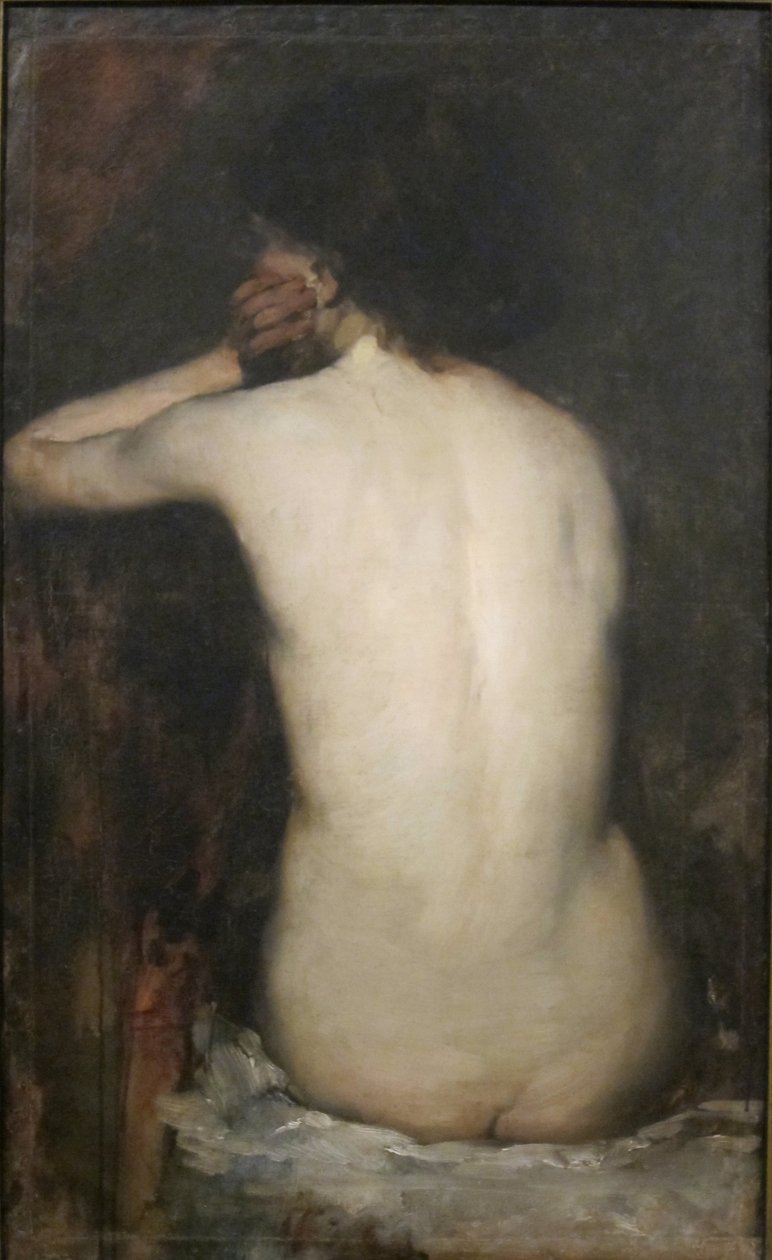 Naakte rug, studie