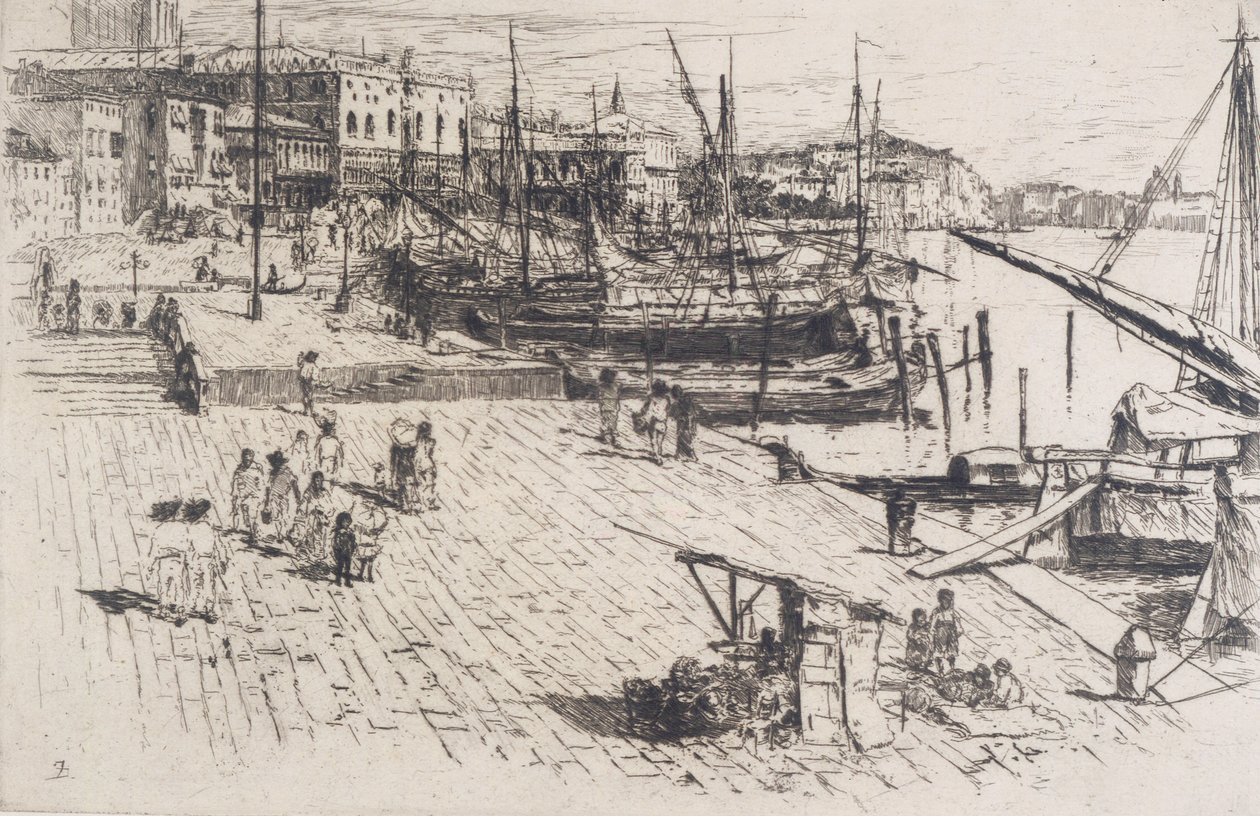 Riva degli Schiavone, No.1 door Frank Duveneck