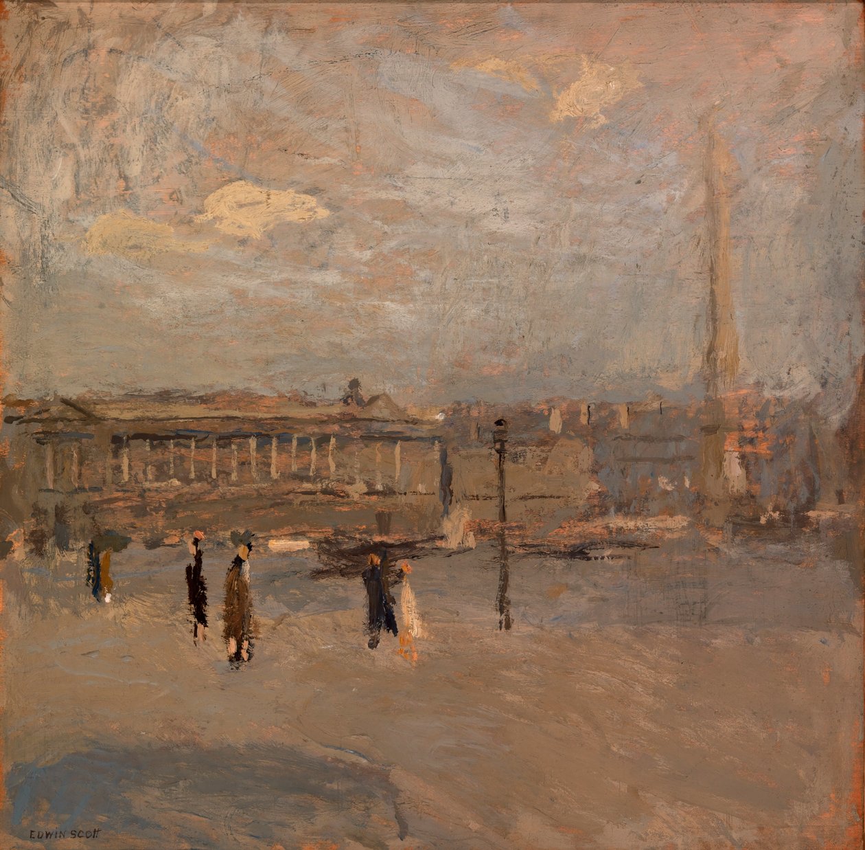 Place de la Concorde nr. IV-A door Frank Edwin Scott