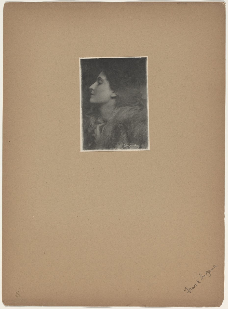 Dame van Charlotte,1901 (foto) door Frank Eugene