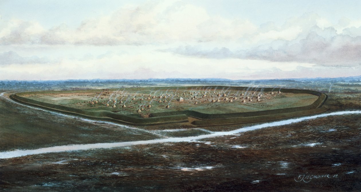 Uphall Kamp, Londen, ca. 100 v.Chr. door Frank Gardiner