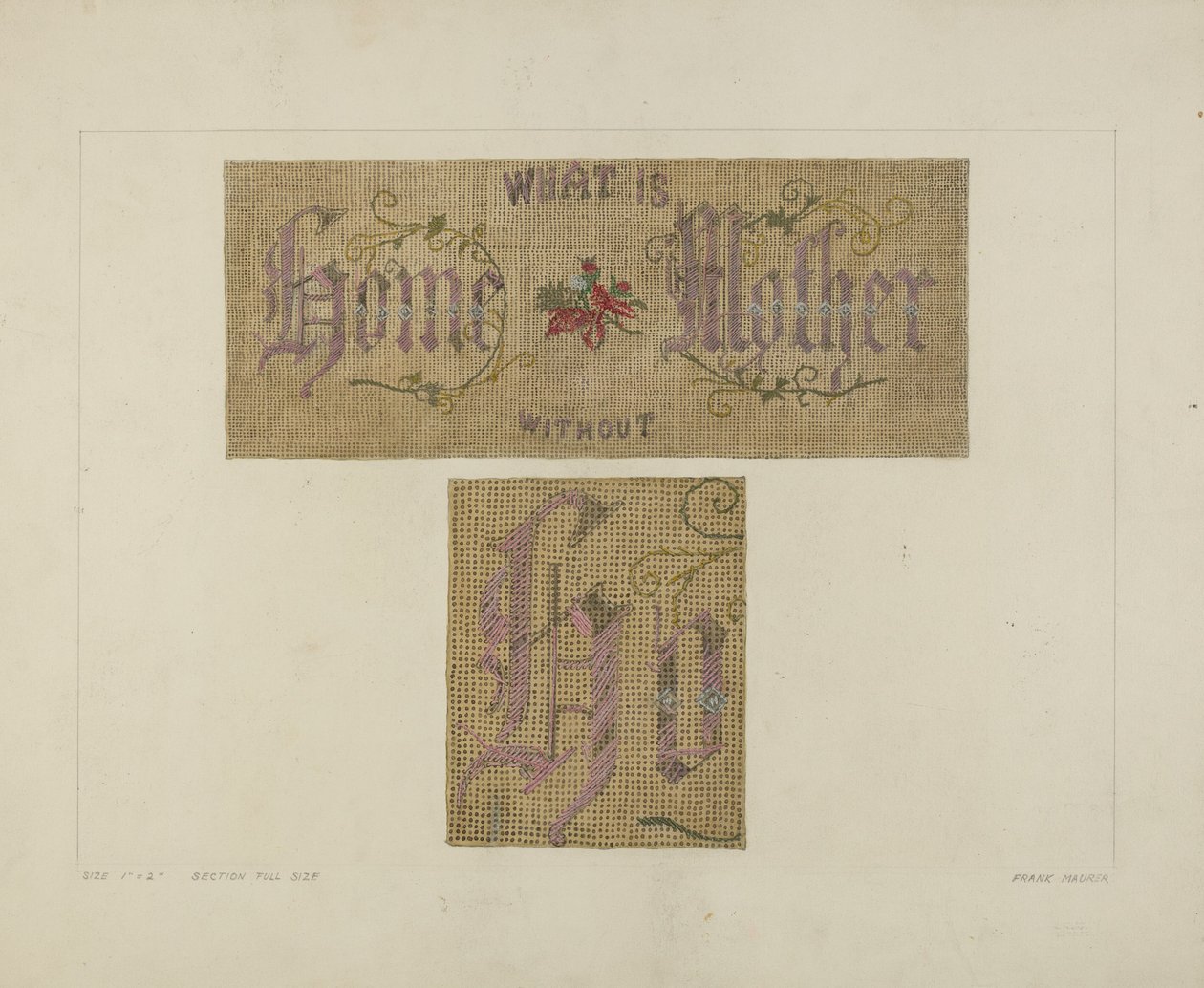 Merklap door Frank Maurer