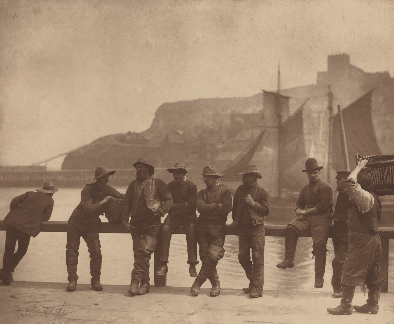 Vissers van Whitby door Frank Meadow Sutcliffe