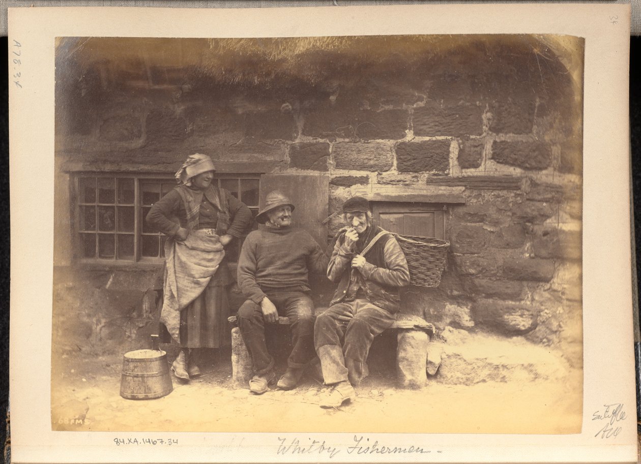 Vissers uit Whitby door Frank Meadow Sutcliffe