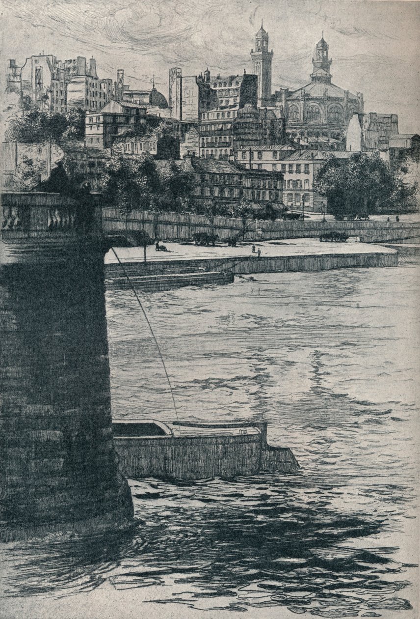 Het Trocadero, Parijs, 1908 door Frank Milton Armington