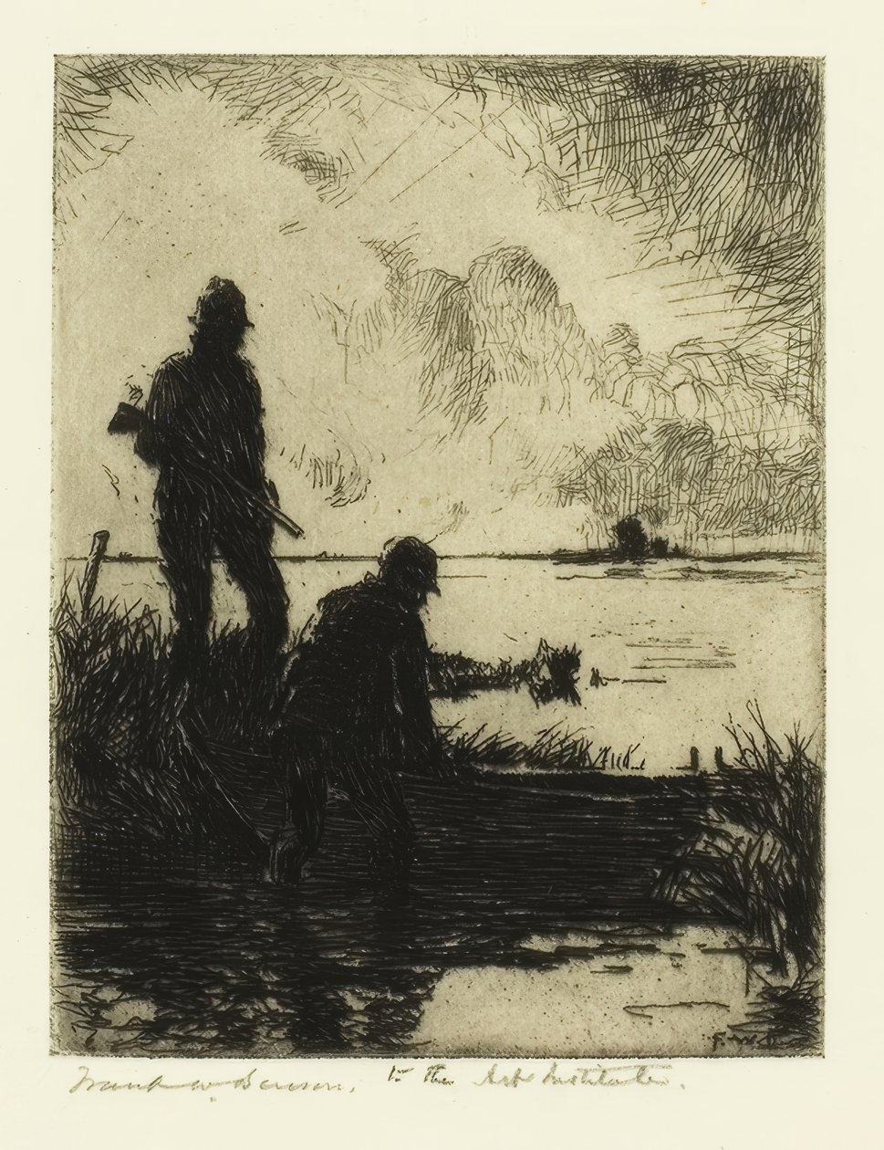 Het begin door Frank Weston Benson