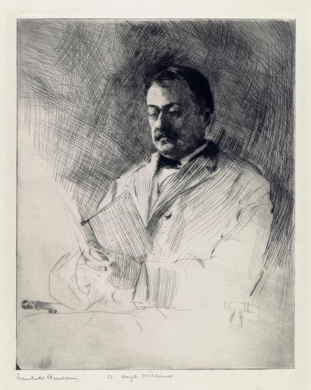 George Russell Agassiz door Frank Weston Benson