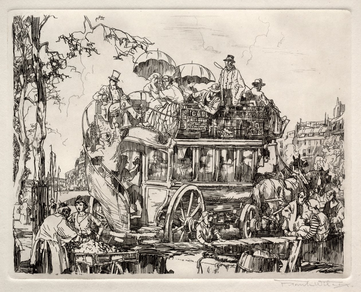 De Omnibus door Frank Wilcox