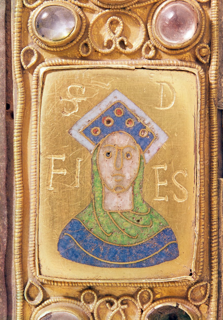 St. Foy (detail) door Frankish School