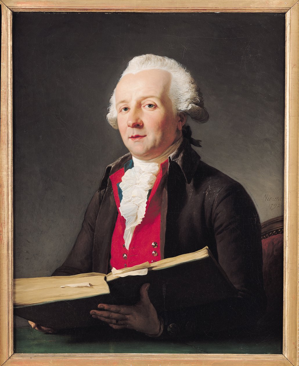 Portret van Dazincourt (1747-1809) 1792 door François André Vincent