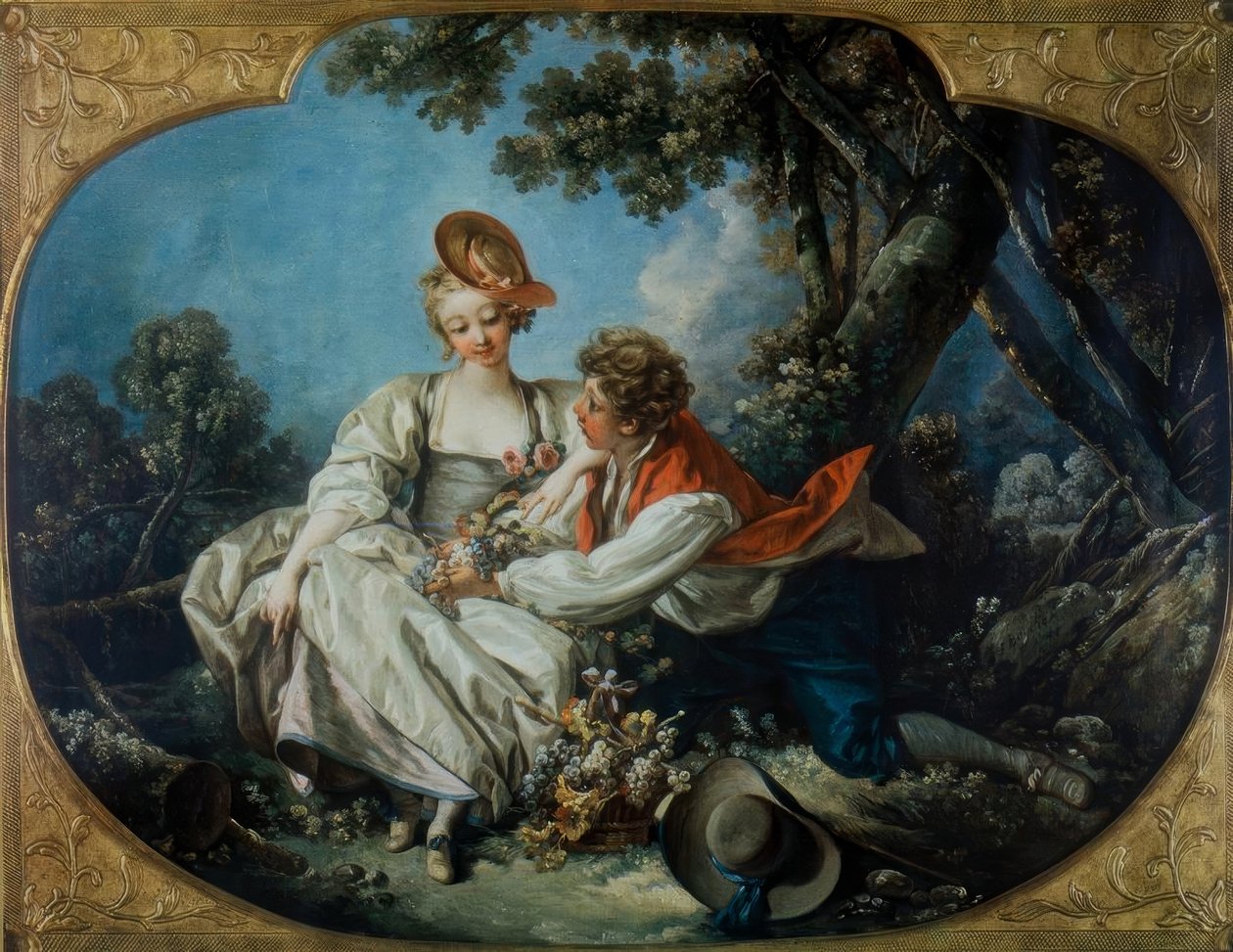 De herfst door François Boucher