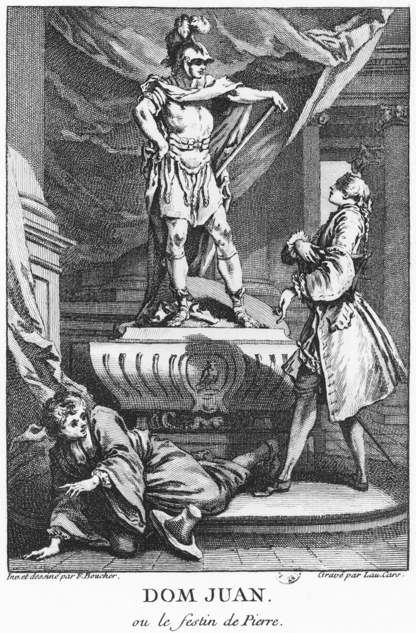 Don Juan en de Commendatore, illustratie uit 