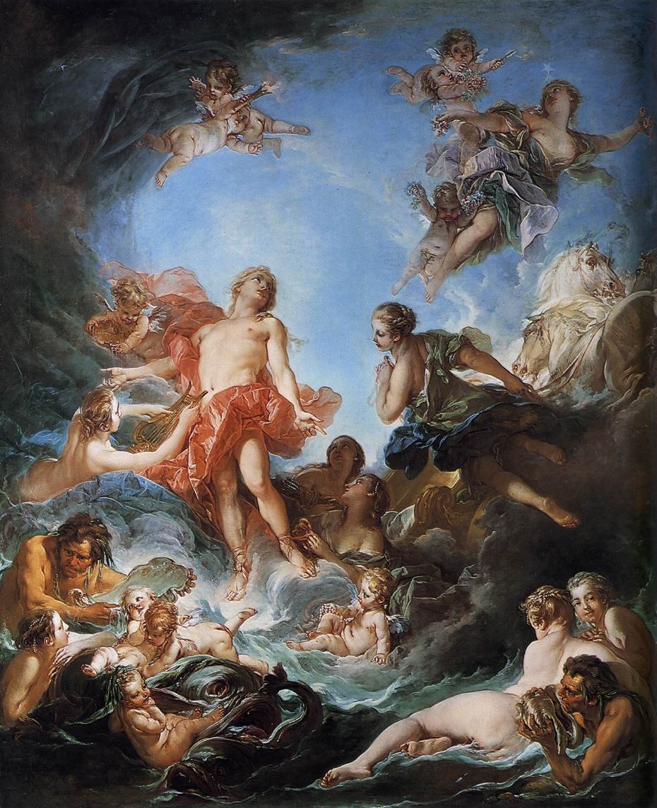 De opkomst van de zon door François Boucher