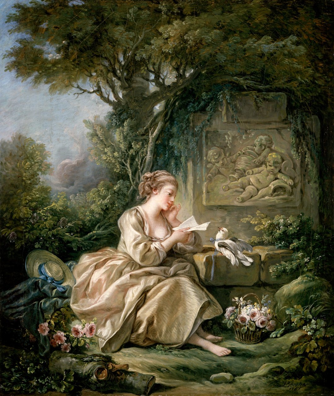 De geheime boodschap door François Boucher