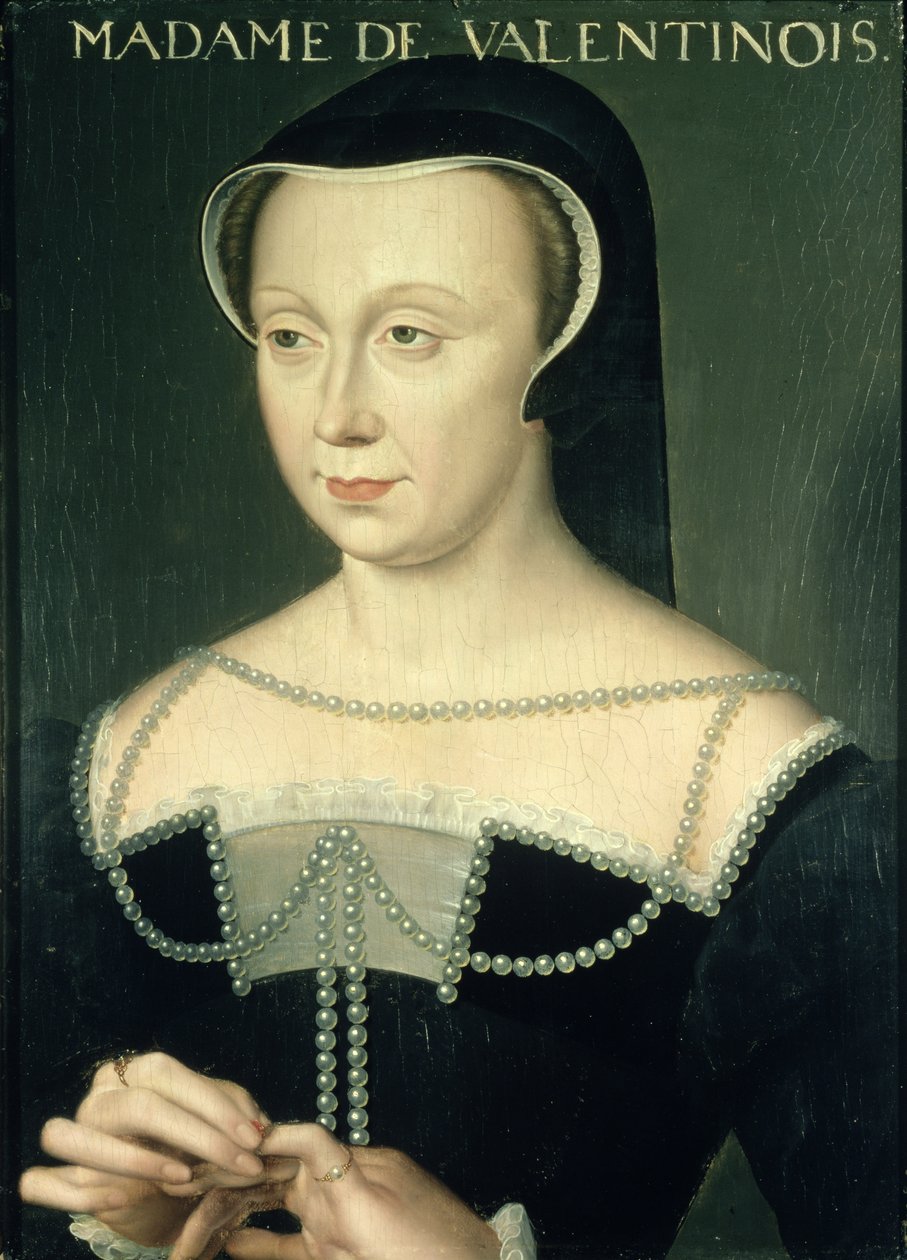 Madame de Valentinois door François Clouet