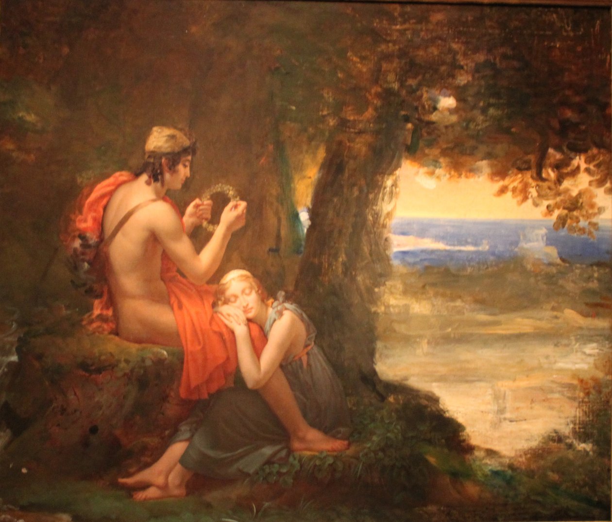 Daphnis en Chloe door Baron François Pascal Simon Gérard