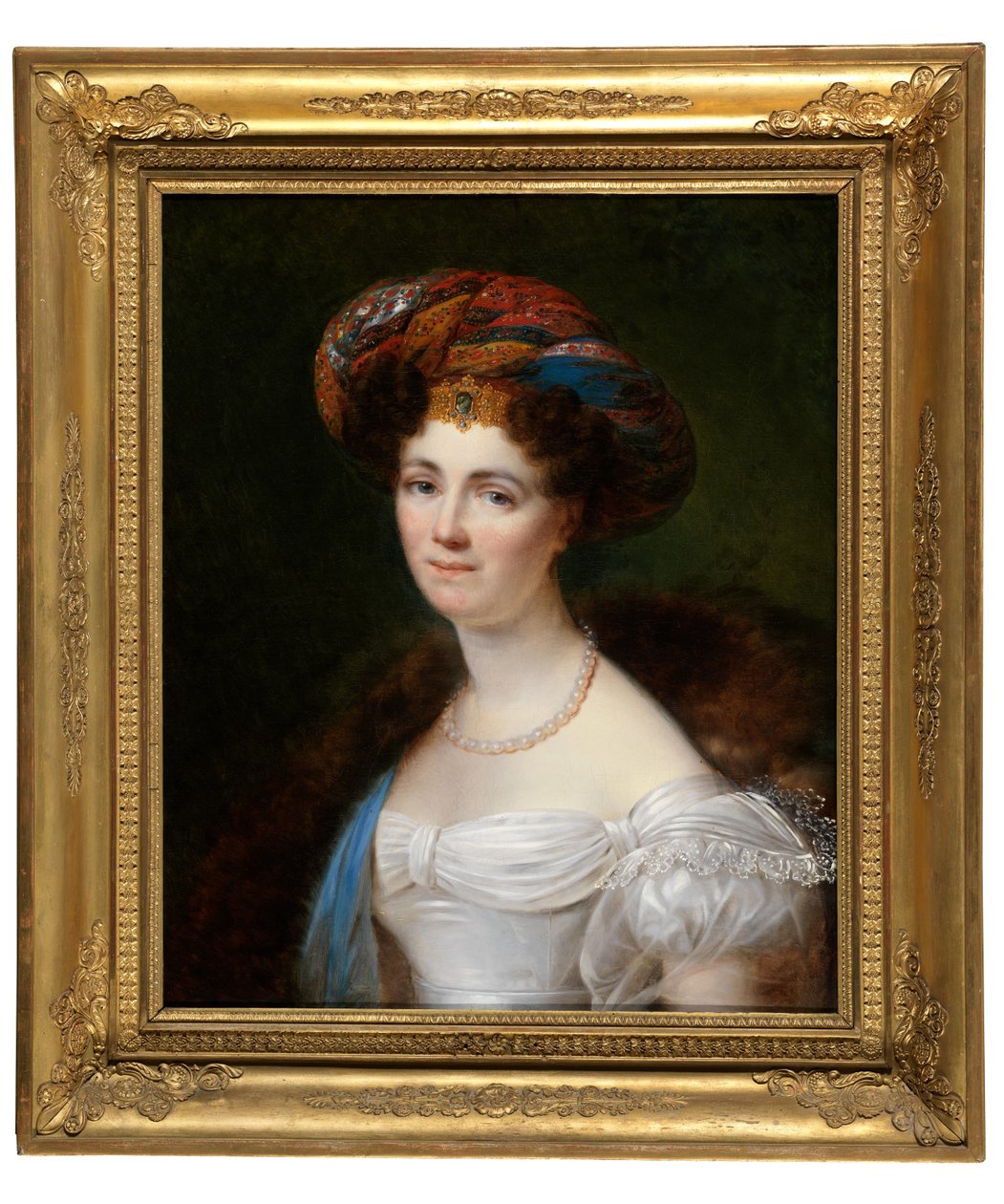Portret van Josephine Victoire Meslier-Duvey door François Joseph Kinsoen