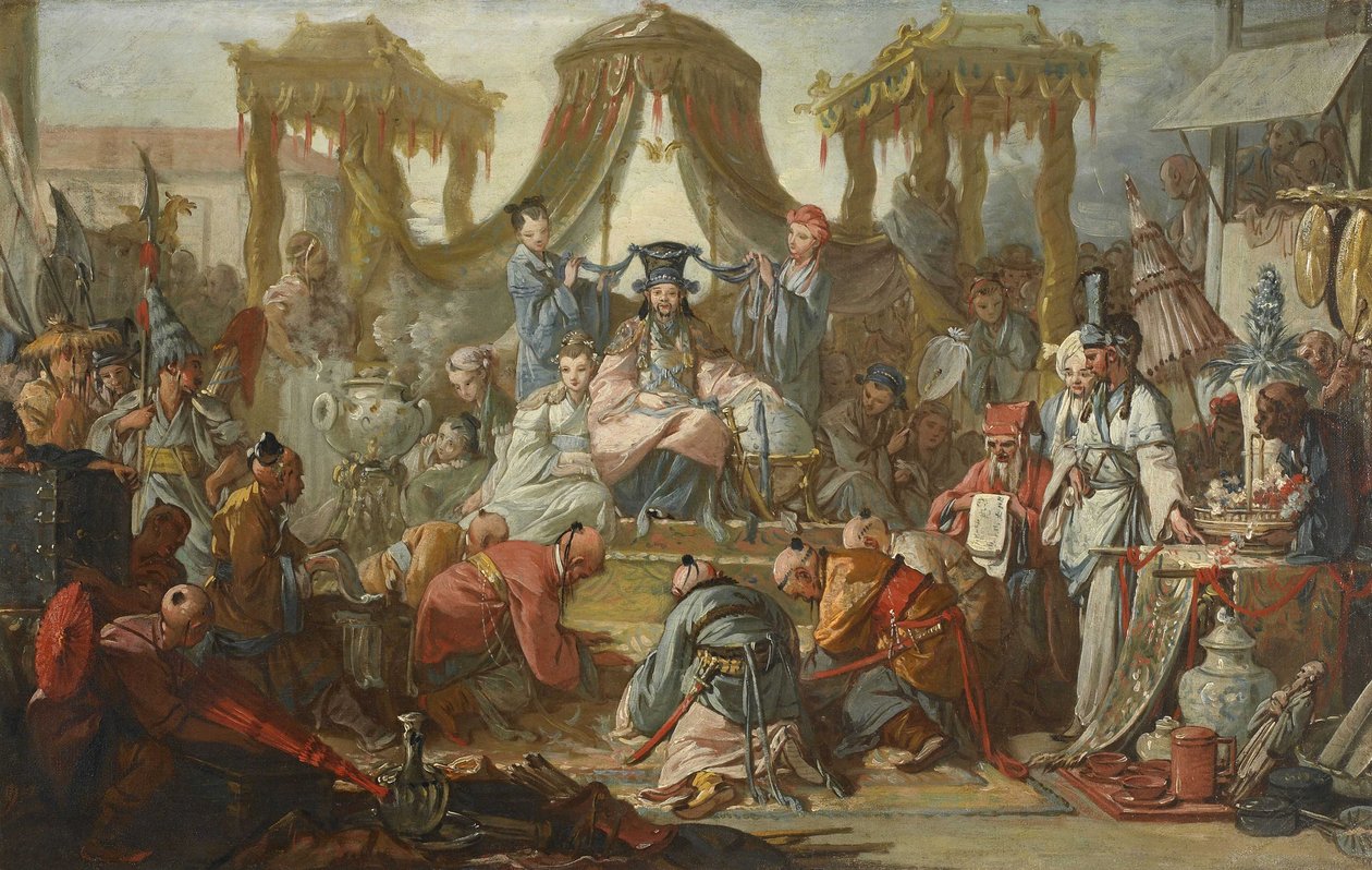 Boucher - De audiëntie van de Chinese keizer, 1742 circa door François Boucher