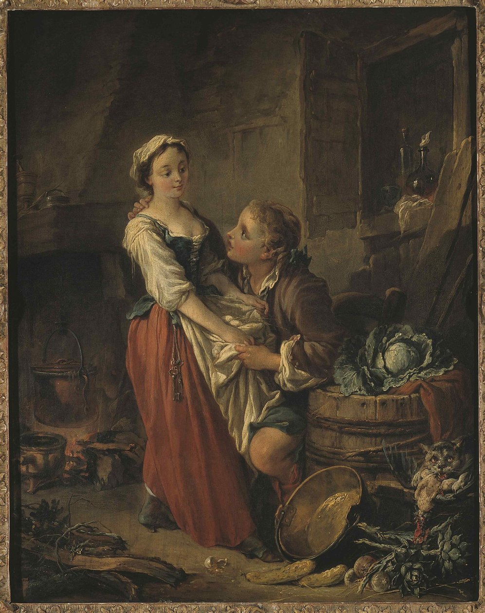 La Belle cuisinière door François Boucher