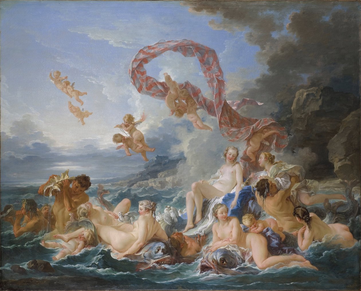 De triomf van Venus door François Boucher