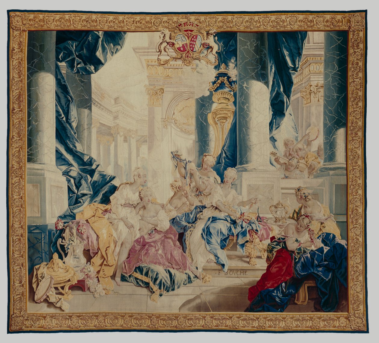 Psyche toont haar schatten aan haar zusters, 1744-46 door François Boucher