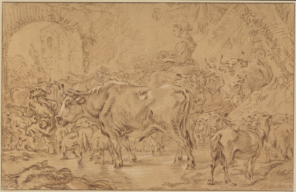 Terug naar de Kudde door François Boucher