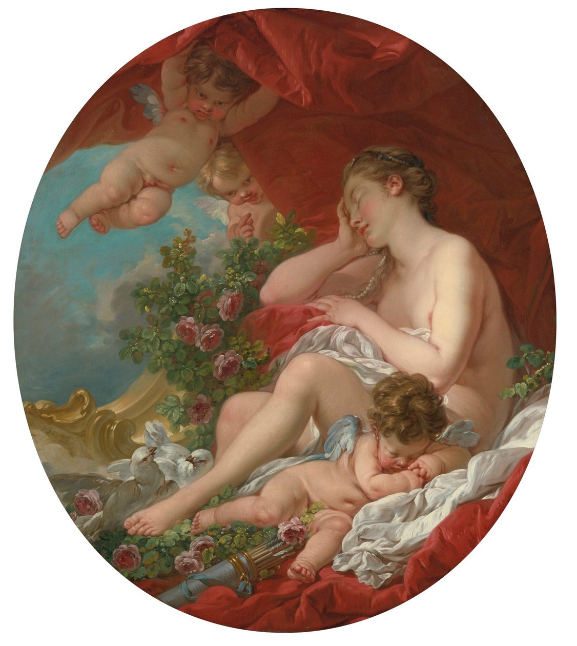 De slaap van Venus door François Boucher