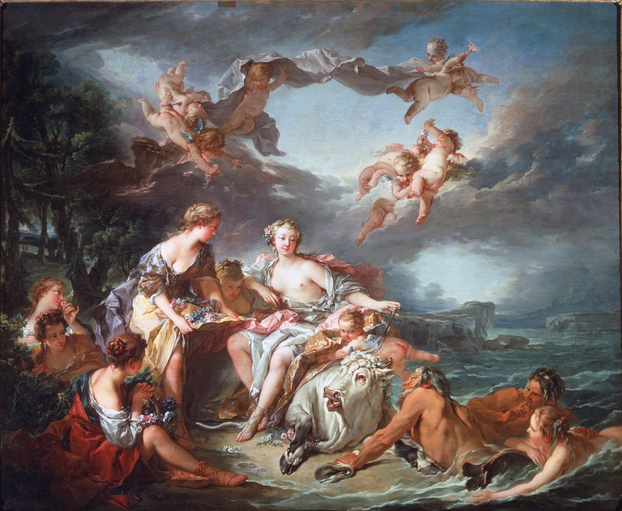 De ontvoering van Europa door François Boucher