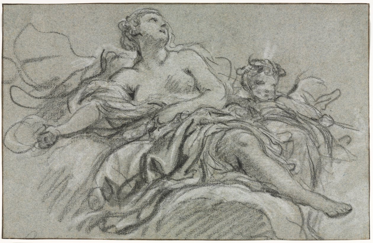 Venus en Cupido door François Boucher