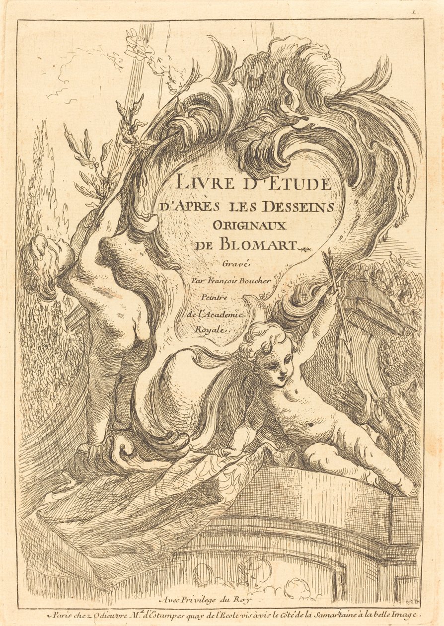 Titelpagina door François Boucher after Abraham Bloemaert